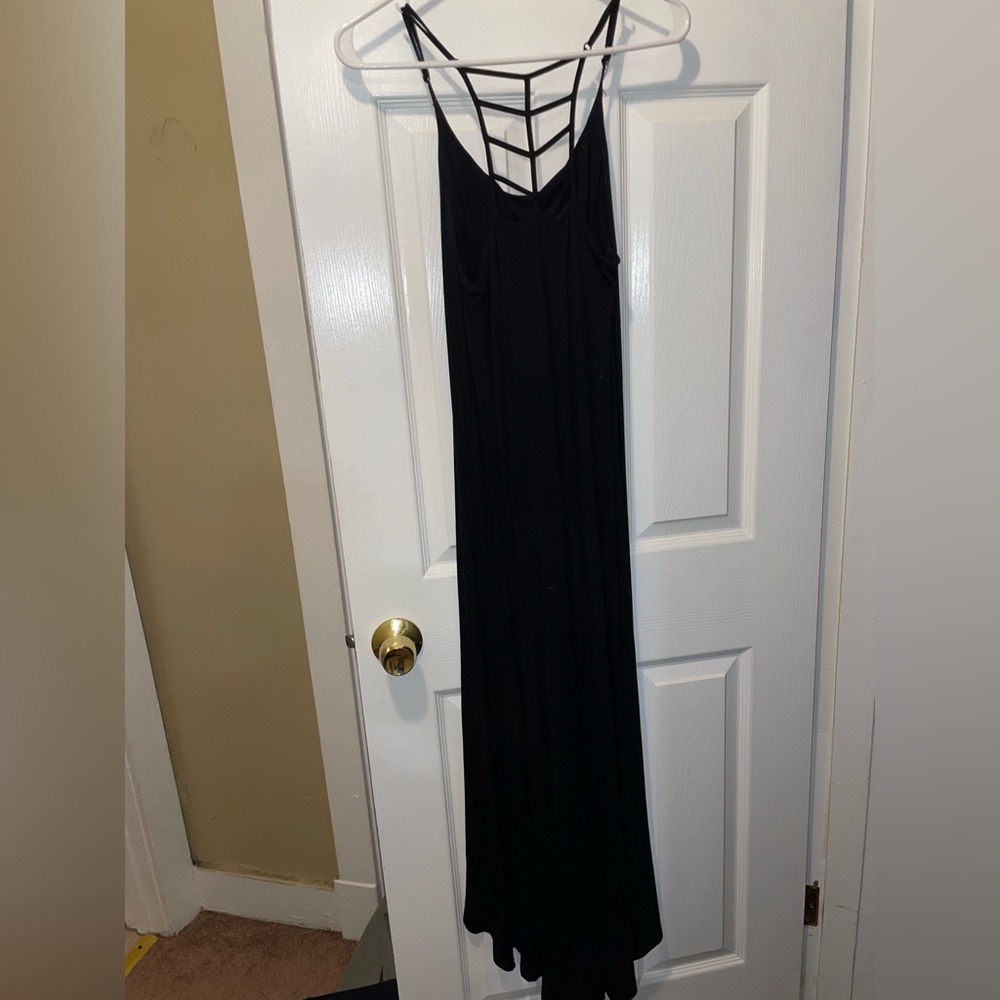 Black Maxi Nicole Miller Dress